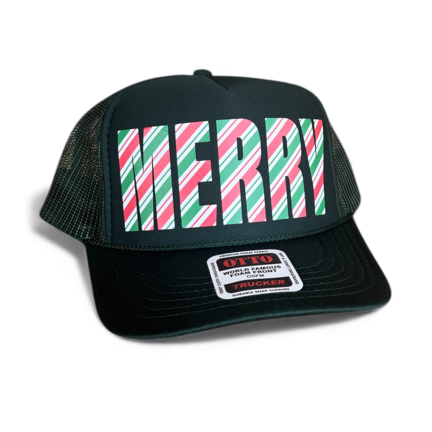 Merry Trucker Hat - Hunter Green