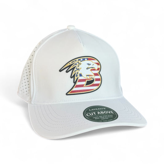 Brock USA Logo Hat with Perforated Back