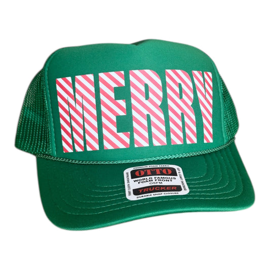 Merry Trucker Hat - Kelly Green