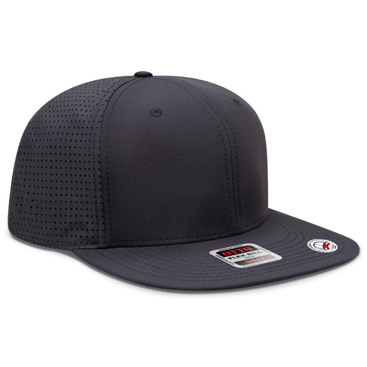 OTTO 950-4 perforated snapback in black