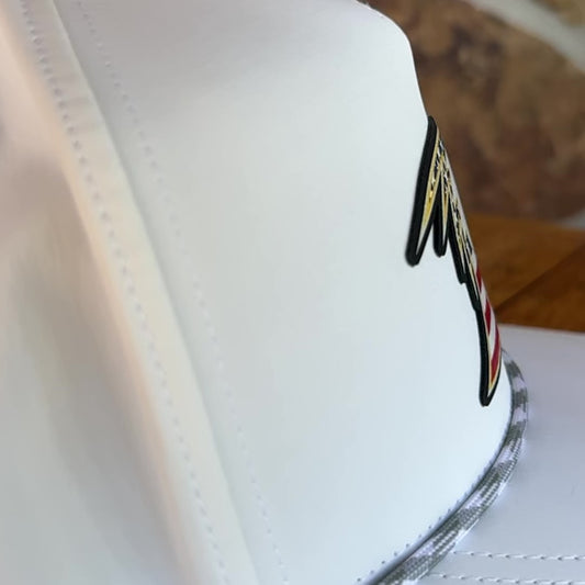 Crispe Hat Co Brock USA Logo Performance Baseball Cap Video - Rope Detail Demonstration and Close-Up